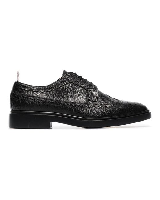 Thom Browne Longwing brogue shoes in Black für Herren