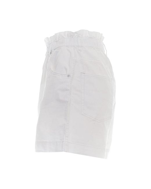 Woolrich White Denim Shorts