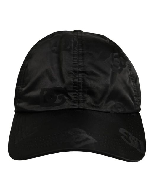 Dolce & Gabbana Black Hats & Caps