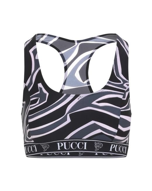 Emilio Pucci Zwart Bovenkleding Voor Vrouwen Aw25 in het Black