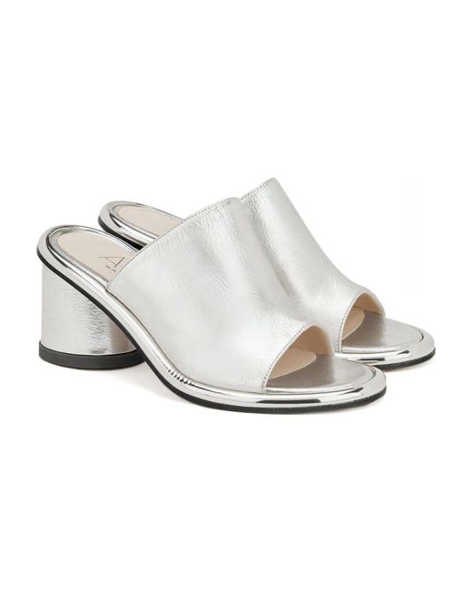 Heeled Mules Agl Attilio Giusti Leombruni de color White