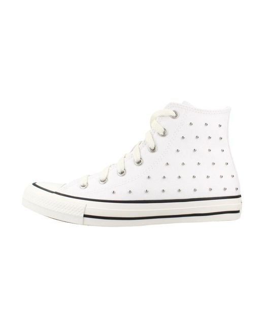 Converse White Ctas Hi