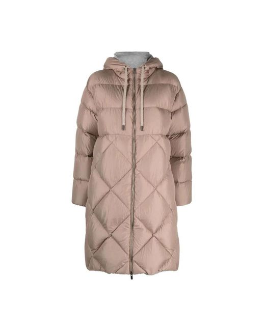 Peserico Brown Down Jackets