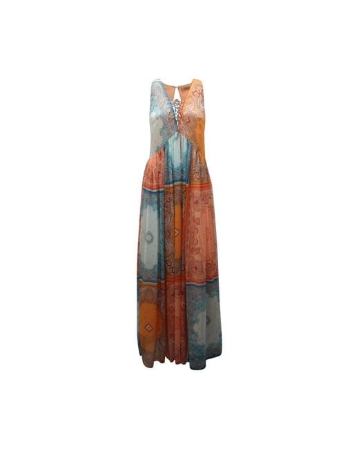 Twinset Brown Maxi Dresses