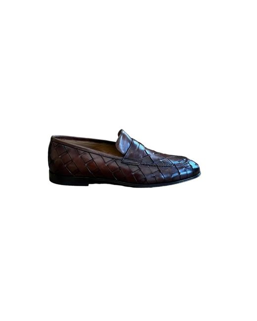 Corvari Schoenen ,Bruin ,Leer Leren Mocassin Schoenen in het Blue voor heren