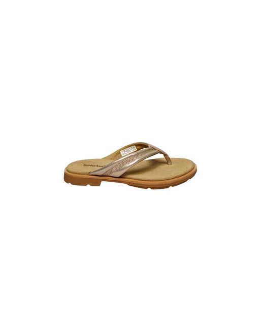 Flip Flops Timberland de color Metallic