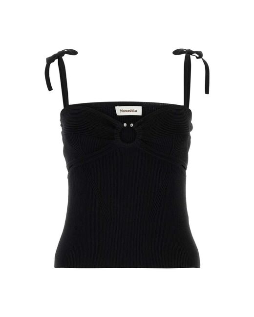 Sleeveless Tops di Nanushka in Black