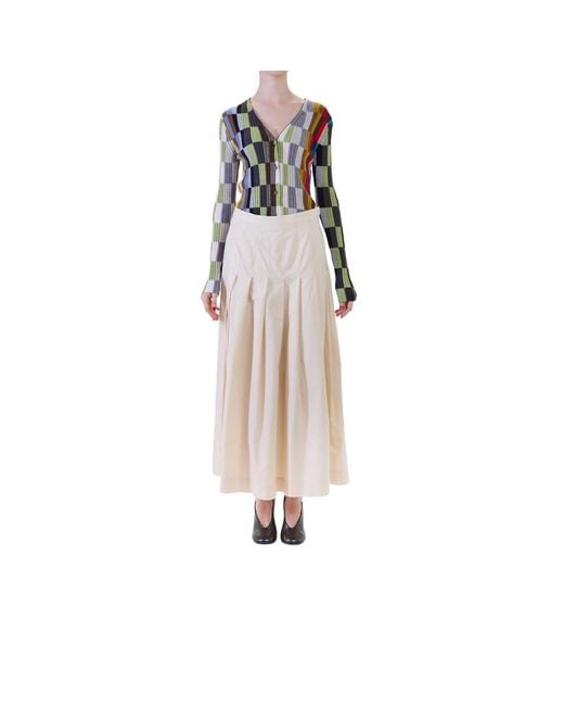 Paul Smith White Maxi Skirts