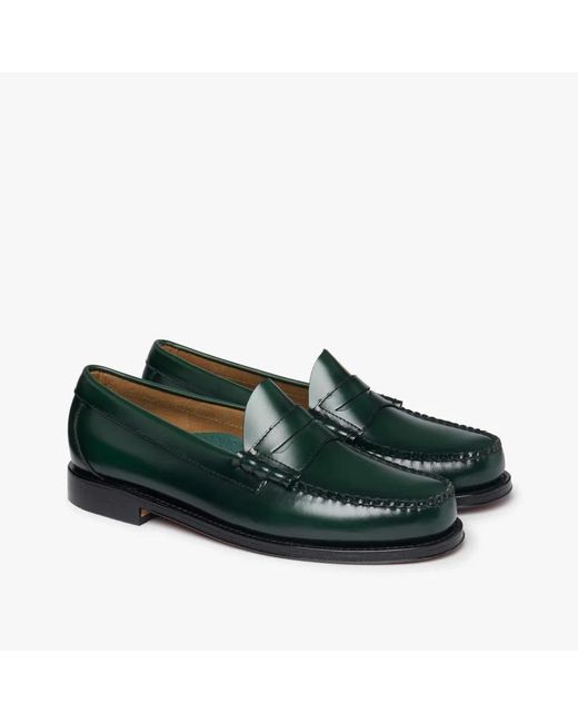 G.H.BASS Green Loafers for men