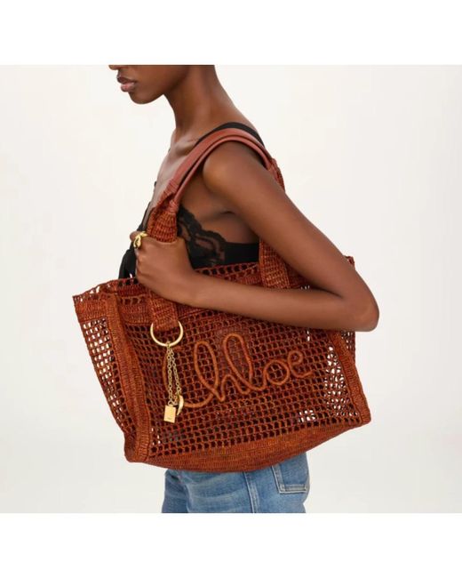 Tote Bags di Chloé in Red