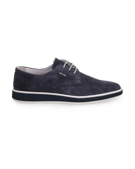 Igi&co Blue Laced Shoes for men