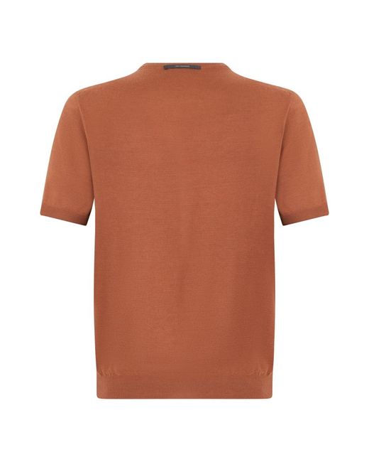 Fedeli Brown Cashmere Knitwear for men