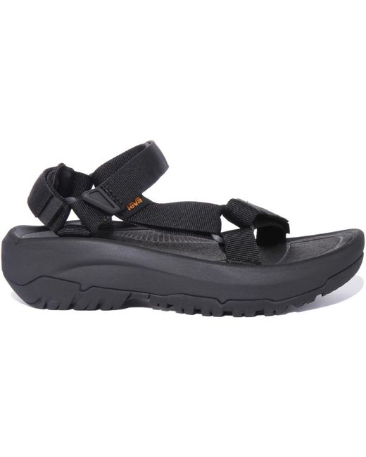 Teva Black Flat Sandals