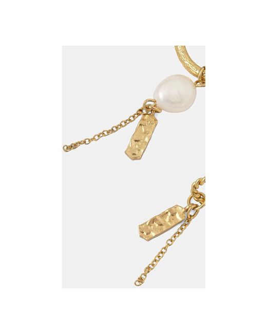 Earrings Sessun de color Metallic