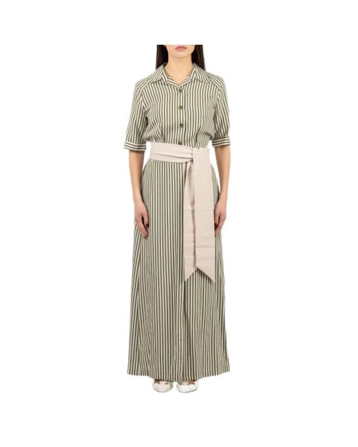 Hanita Metallic Shirt Dresses
