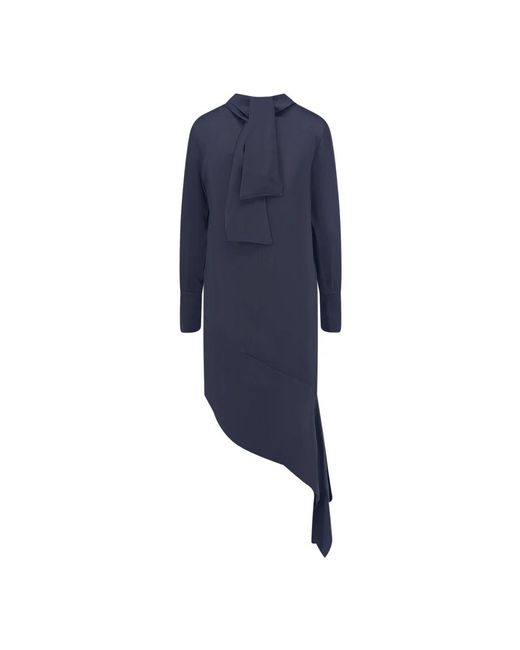 Semicouture Blue Midi Dresses