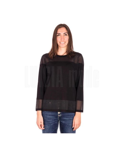 Marina Rinaldi Black Long Sleeve Tops