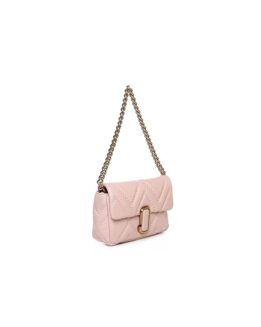 Marc Jacobs Pink Gepolsterte Rosa Lammleder Umhängetasche