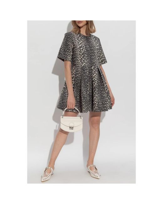 Ganni Black Short Dresses