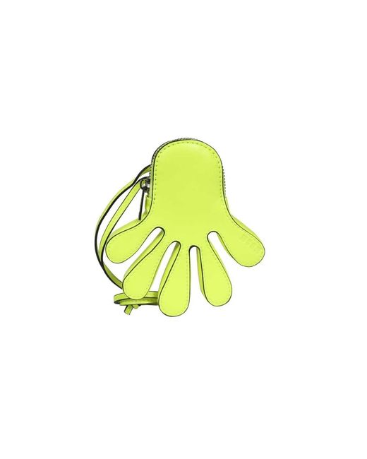 Wallets & Cardholders di MSGM in Yellow da Uomo