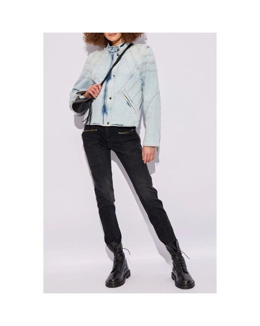 Isabel Marant Blue 'chady' jeansjacke