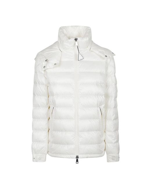Moncler White Winter Jackets