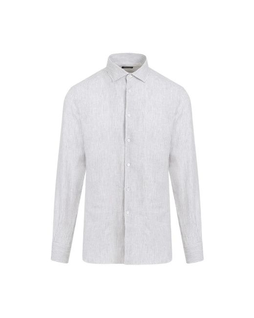 Zegna White Casual Shirts for men