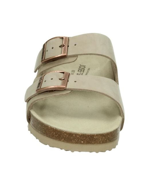 Josef Seibel Brown Nubuk Hausschuh Hermine 01