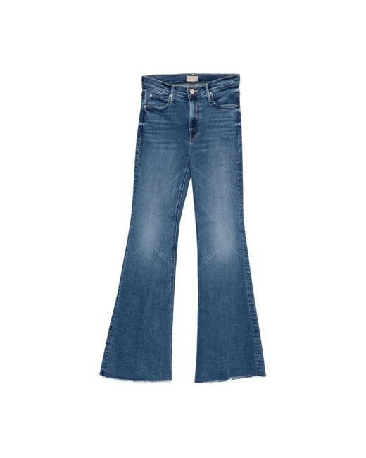 Mother Blue Flared Jeans