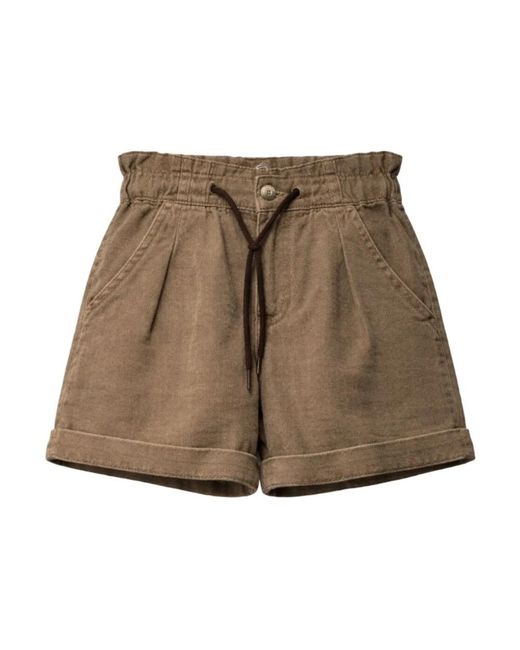 Isabel Marant Brown Short Shorts