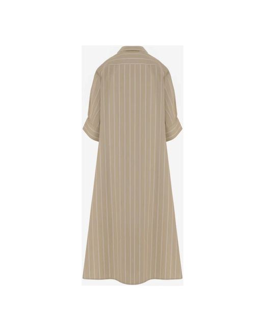 Jil Sander Natural Shirt Dresses