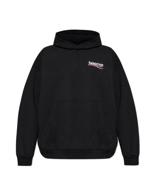 Hoodies Balenciaga de hombre de color Black
