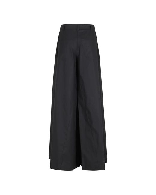 FEDERICA TOSI Gray Wide Trousers