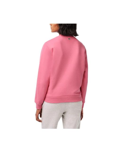 Lacoste Pink Sweatshirts