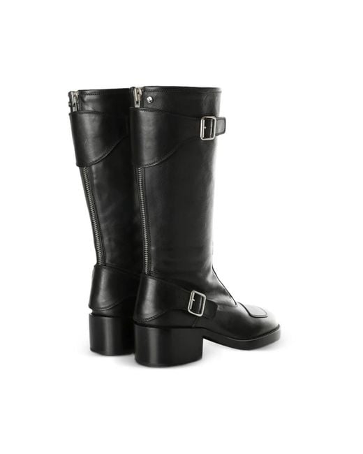 Ann Demeulemeester Black High Boots