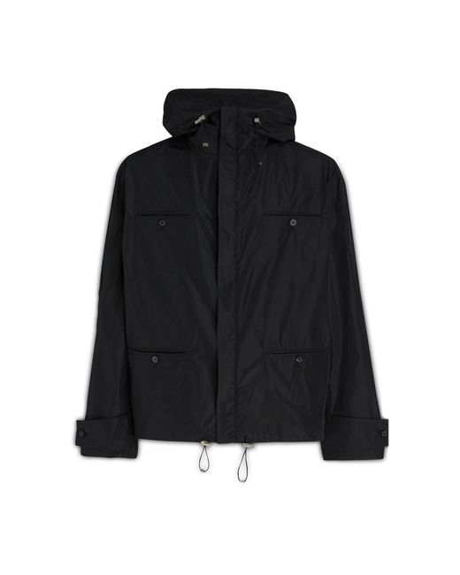 Ferragamo Black Light Jackets for men