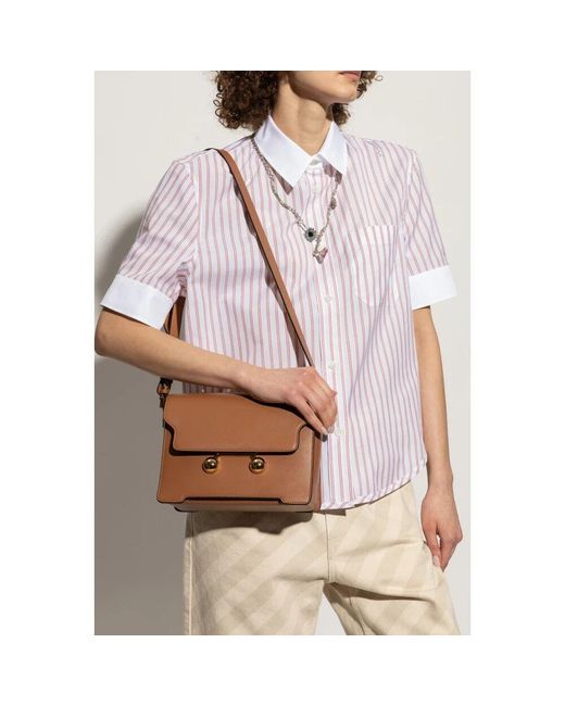 Marni Brown Schultertasche trunkaroo