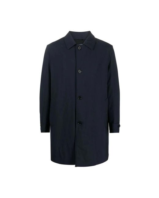 Aspesi Blue Single-Breasted Coats for men