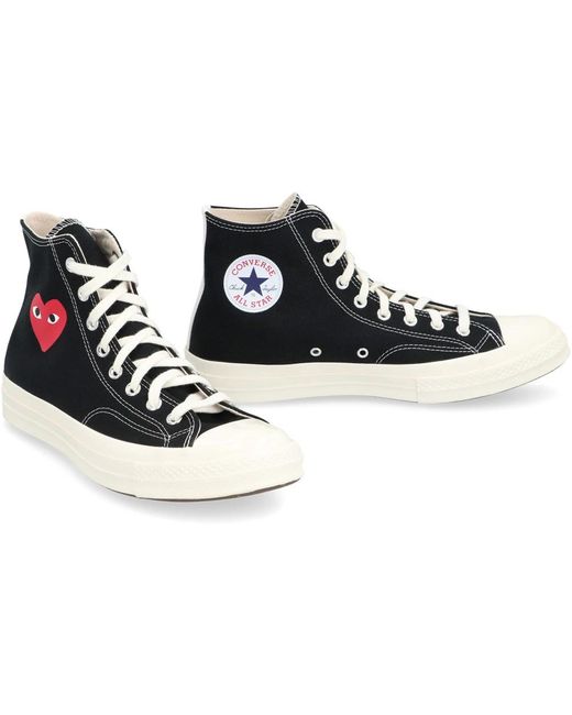 COMME DES GARÇONS PLAY Black Sneakers for men