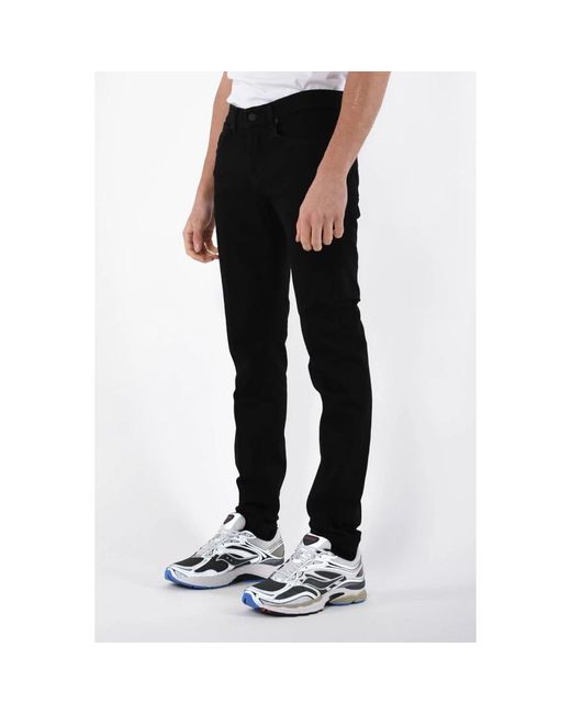Slim-Fit Jeans di Dondup in Black da Uomo