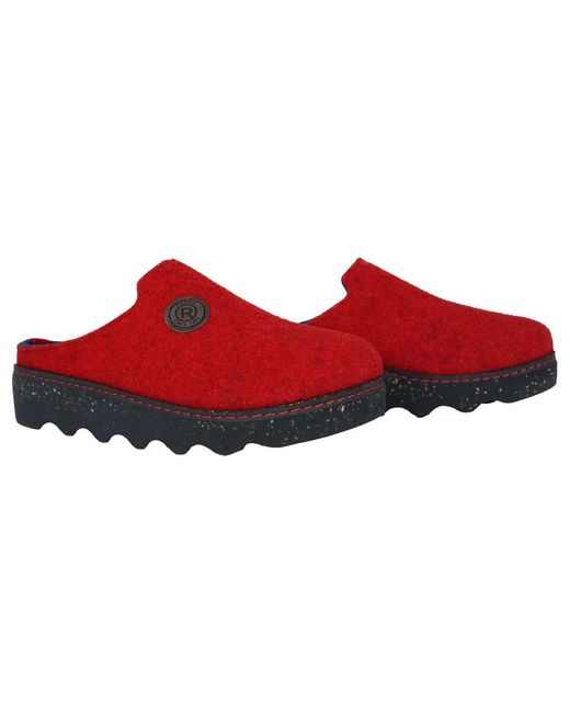 Rohde Schoenen ,Rood ,Gezellige Rode Huisslipper Voor Vrouwen in het Red