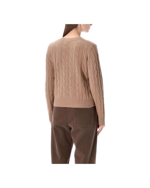 Sporty & Rich Brown Cashmere Knitwear