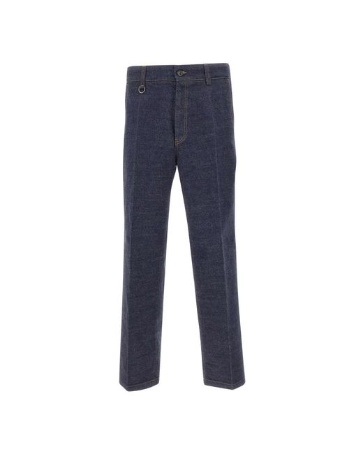 Paolo Pecora Blue Straight Fit Jeans for men