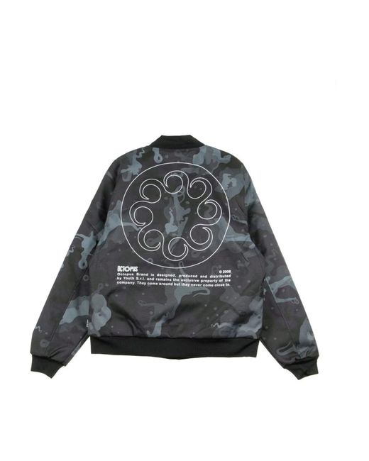 Octopus Black Bomber Jackets for men
