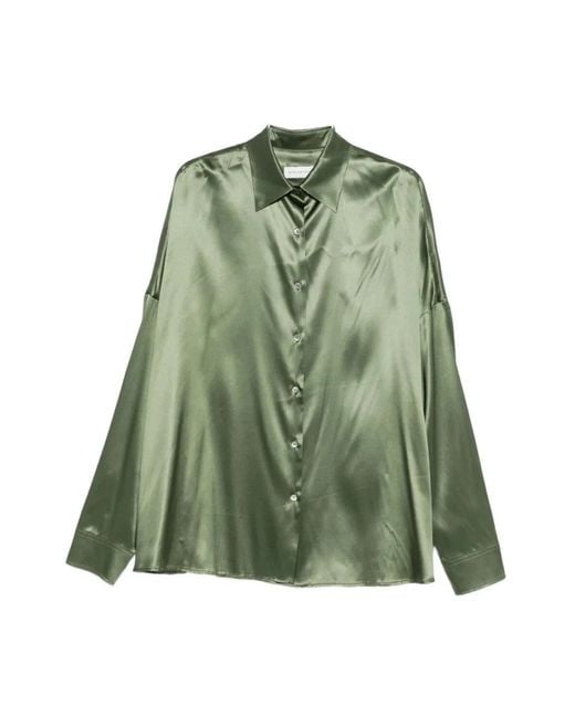 Dries Van Noten Green Shirts