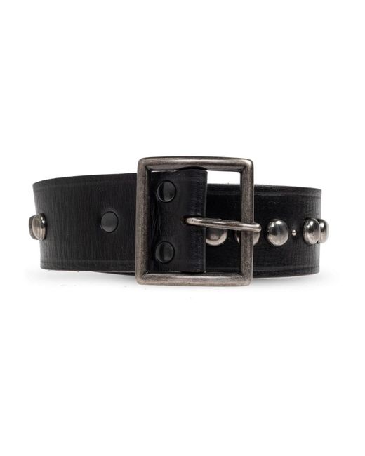 DSquared² Leren Riem in het Black voor heren