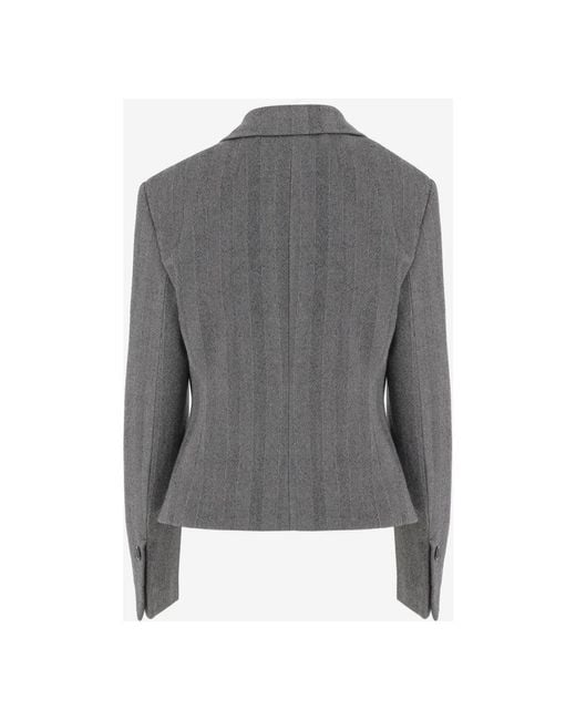 Ferragamo Gray Blazers