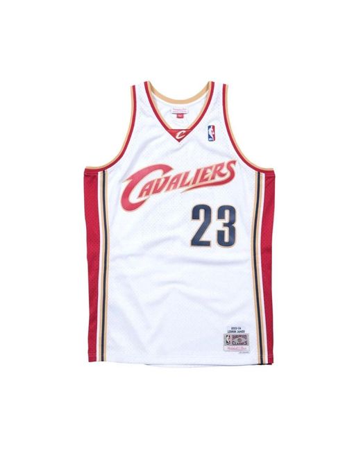 Mitchell & Ness Lebron james swingman jersey cleveland cavaliers in Red für Herren