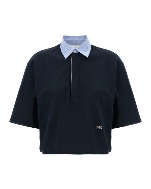Stella McCartney Blue Polo Shirts