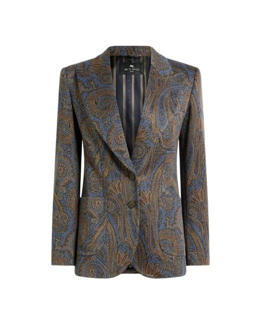 Etro Black Blazers